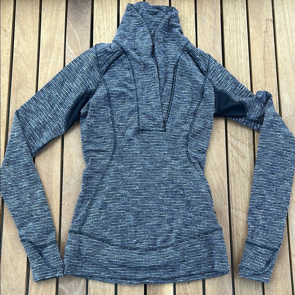 Lululemon Gray Long Sleeve Athletic Top